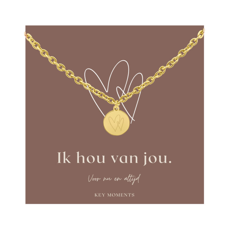 Armband | Ik hou van jou GOUD