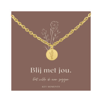 Armband | Blij met jou GOUD