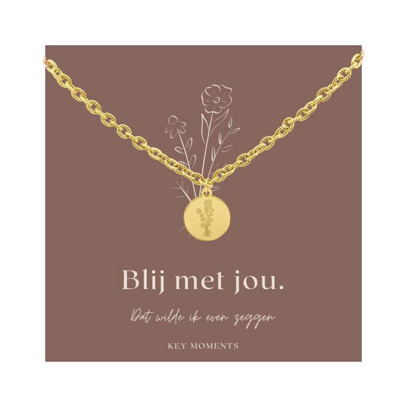 Armband | Blij met jou GOUD