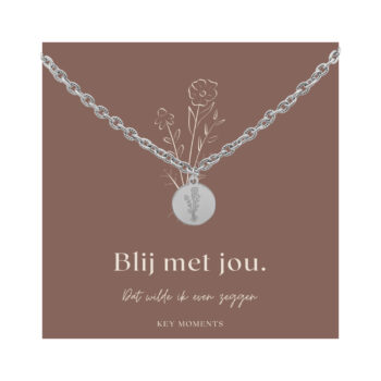 Armband | Blij met jou ZILVER