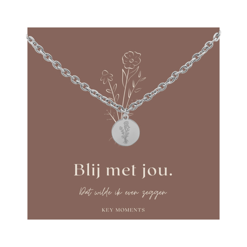 Armband | Blij met jou ZILVER