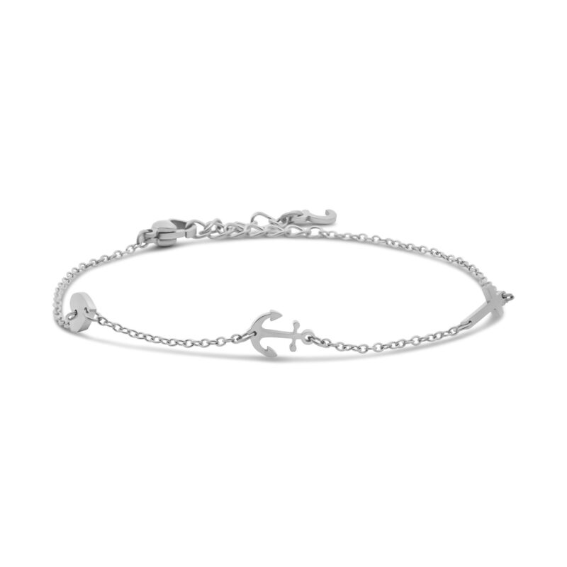 Armband | Geloof, hoop & liefde ZILVER