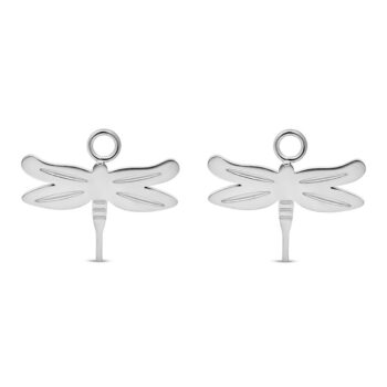 Oorbelhangers | Libelle ZILVER