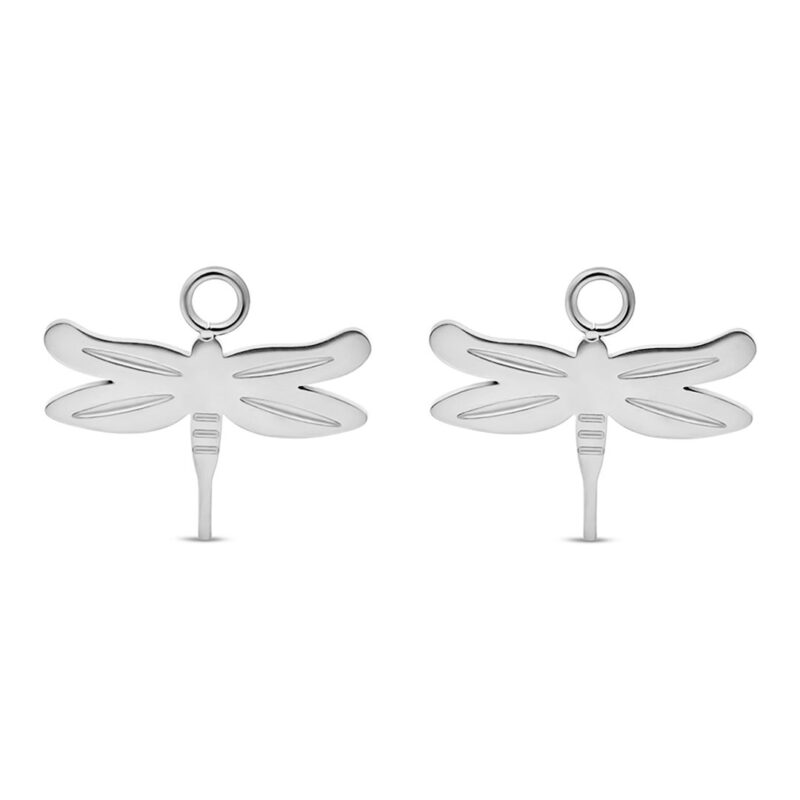 Oorbelhangers | Libelle ZILVER