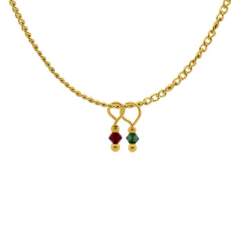 Ketting | Birthstone kies je maand GOUD