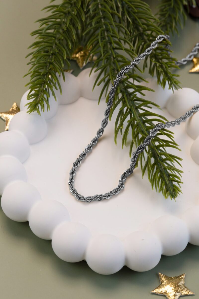 Ketting | Adventskalender | Rope chain ZILVER - Afbeelding 2