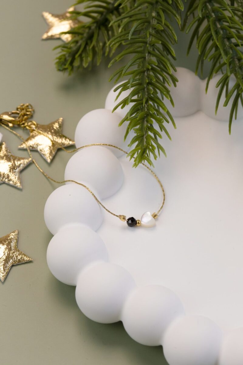 Armband | Adventskalender | Seashell hart GOUD - Afbeelding 2