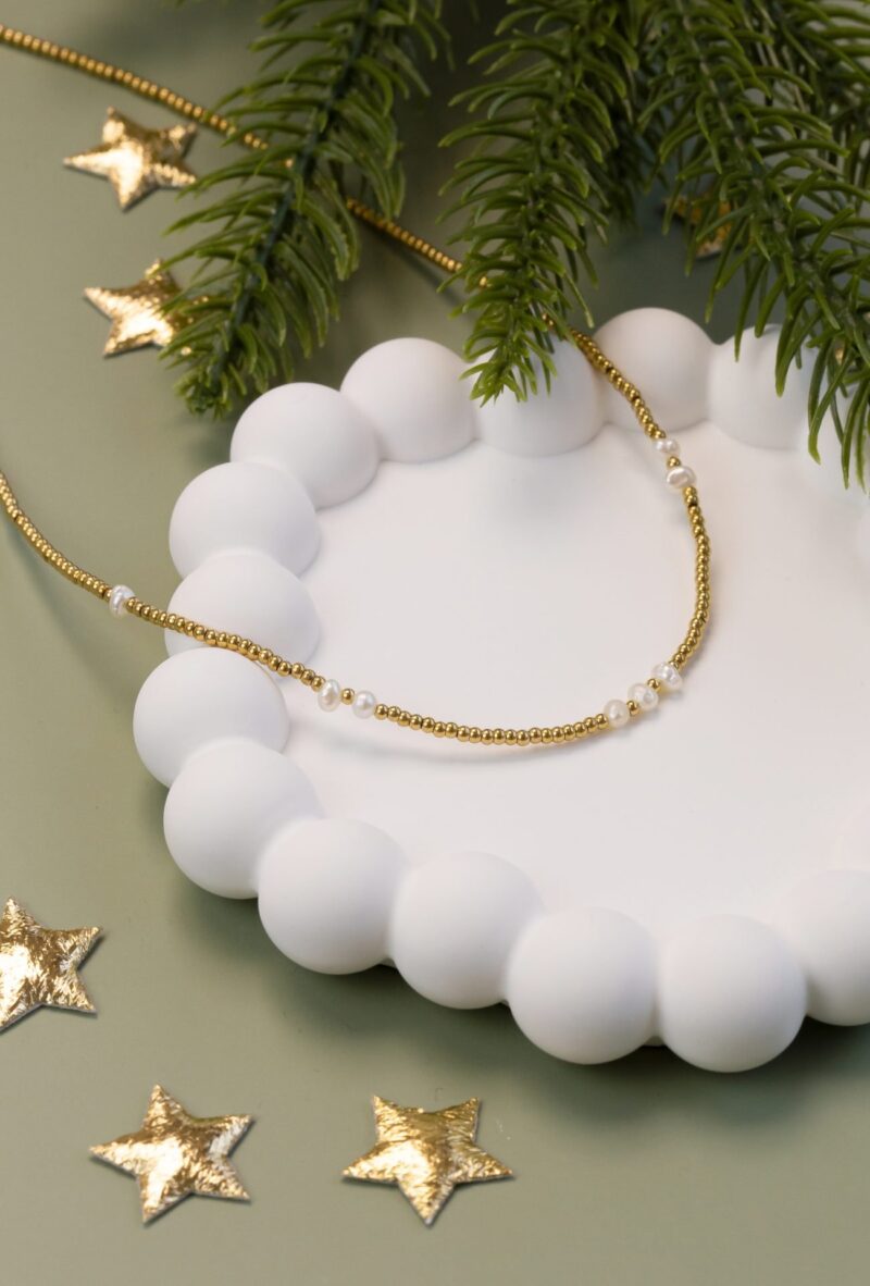 Ketting | Adventskalender | Parels GOUD - Afbeelding 2