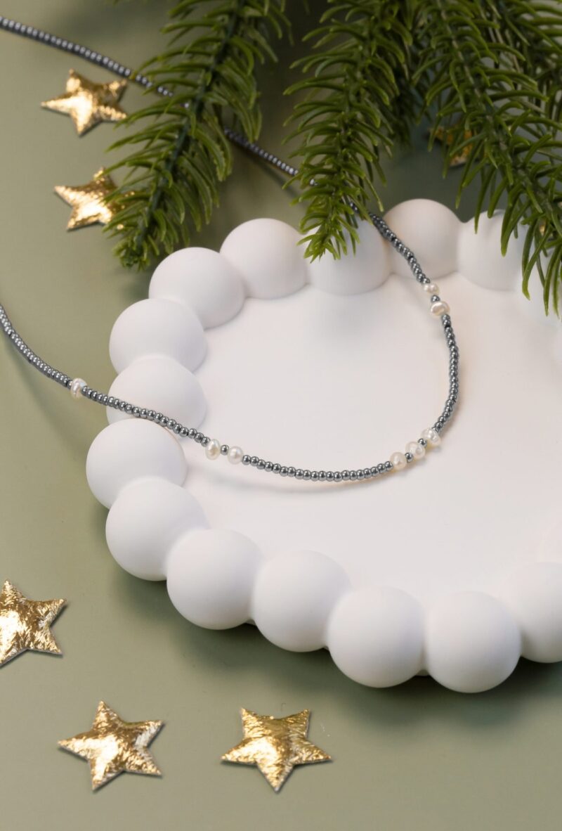 Ketting | Adventskalender | Parels ZILVER - Afbeelding 2