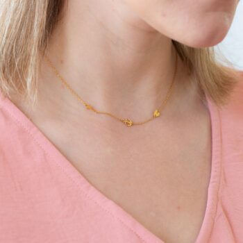 Ketting | Geloof, hoop en liefde GOUD