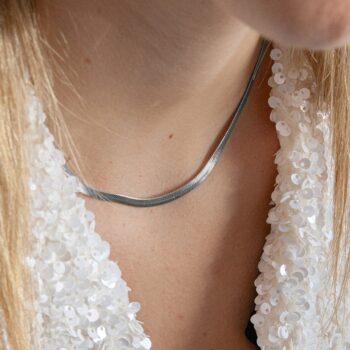 Ketting | Snake ZILVER