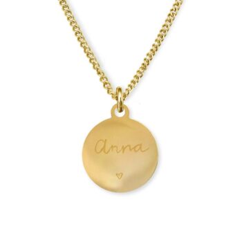 Ketting | Handwriting | Kies je bedel GOUD