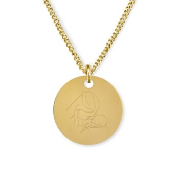 Ketting |  Lijntekening | kies je bedel GOUD