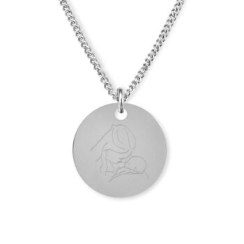 Ketting | Lijntekening | kies je bedel ZILVER