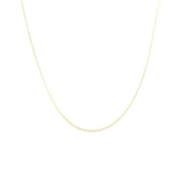 Ketting | Platte schakel | kies je maat GOUD