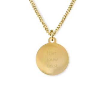 Ketting | Eigen tekst rond GOUD