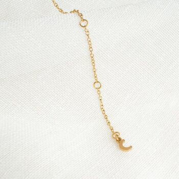 Ketting | Platte schakel | kies je maat GOUD