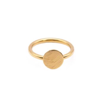 Ring | Vingerafdruk GOUD