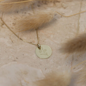 Ketting | Birthflower | Kies je maand | 14K GOUD