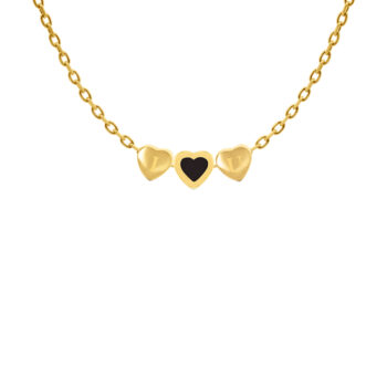 Ketting | Tiny heart | Kies je letter GOUD