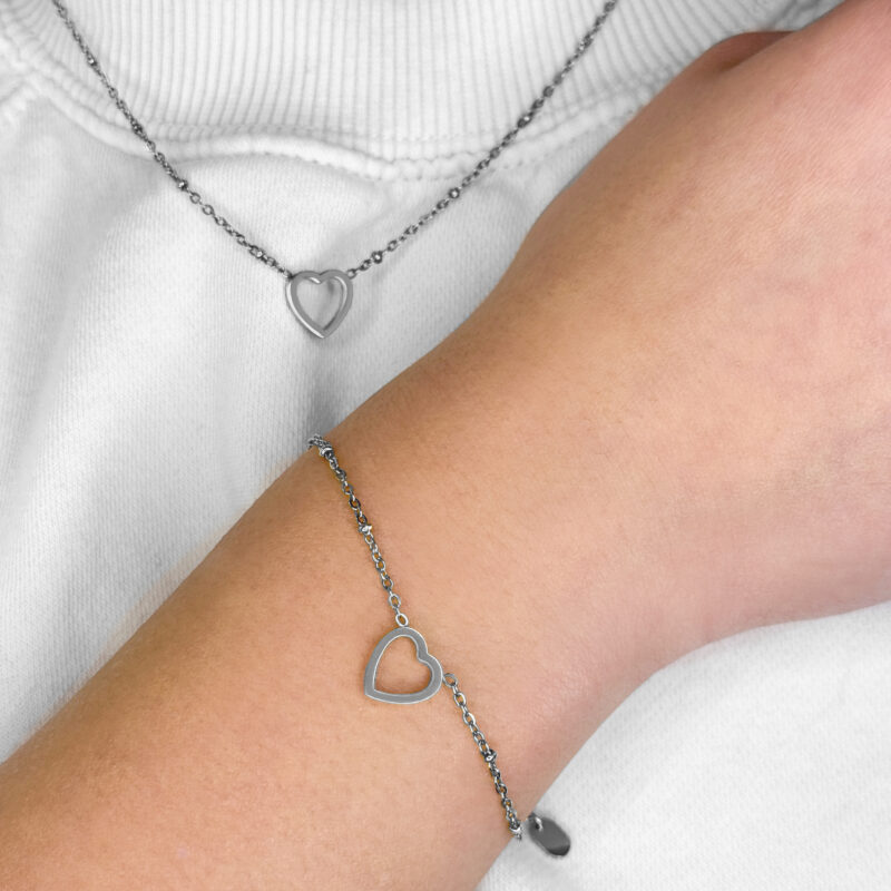 Armband | Heart ZILVER - Afbeelding 2