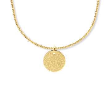 Ketting | Vingerafdruk | Kies je bedel | 14K GOUD