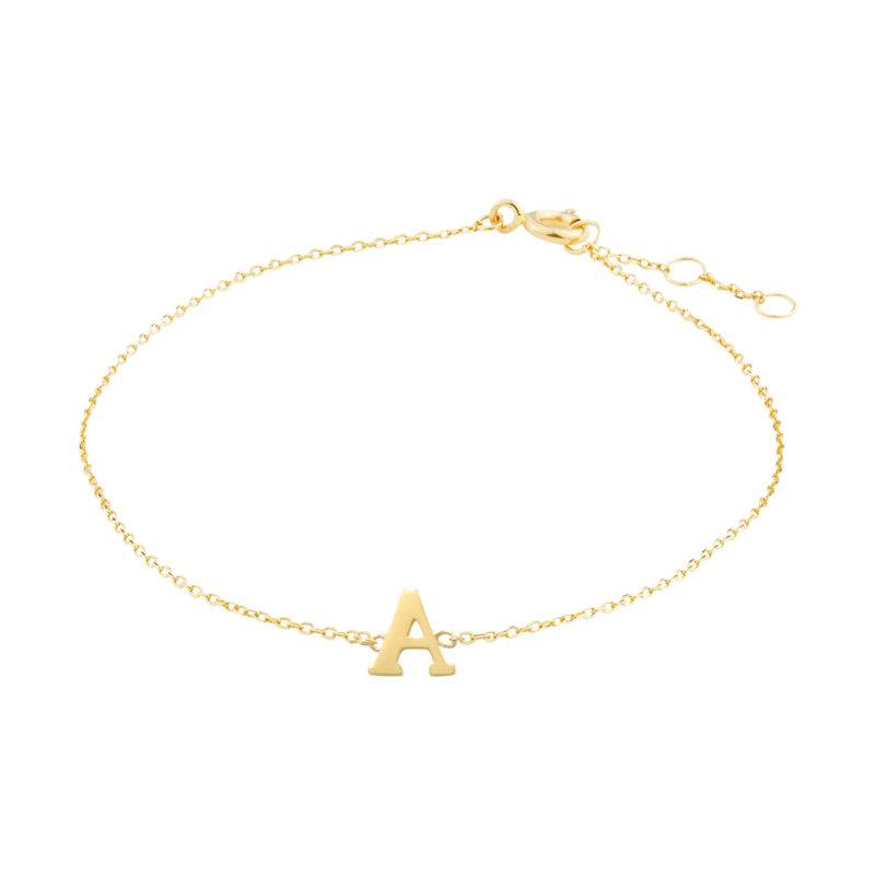 Armband | Alfabet | Kies je letter | 14K GOUD