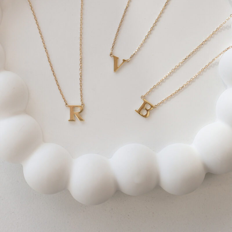 Ketting | Alfabet | Kies je letter | 14K GOUD – Bild 3